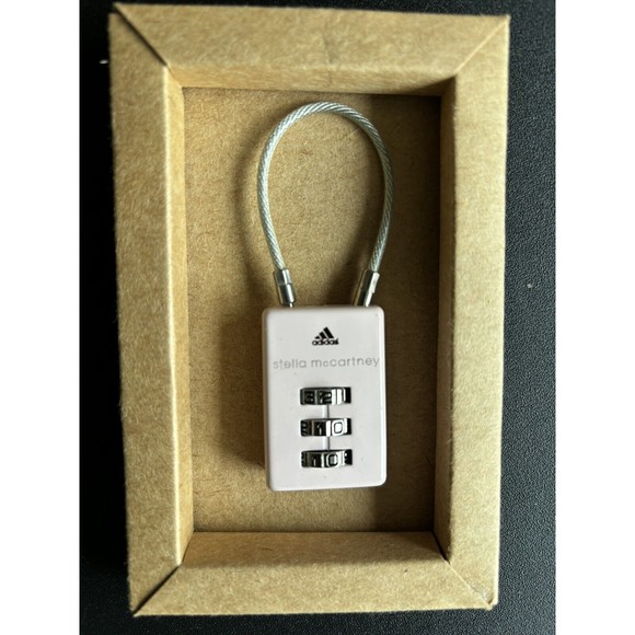 NEW Pink Adidas x Stella McCartney Combination Lock Padlock TSA Luggage Travel - Picture 2 of 6